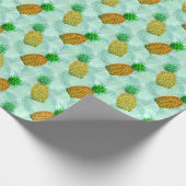 Papier Cadeau Aiguille hawaïenne bleu clair (Coin)
