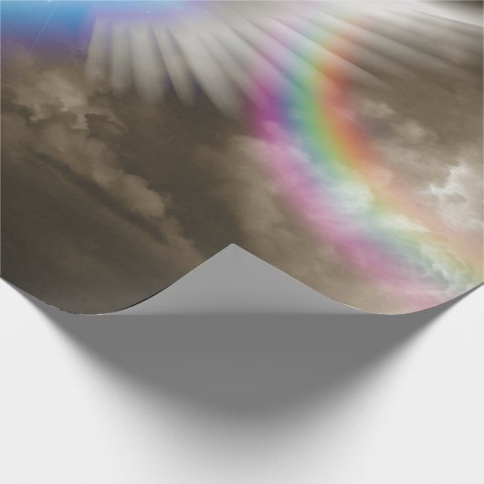 Papier Cadeau Ailes d'anges blancs (Coin)