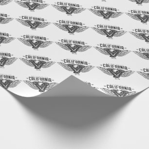 Papier Cadeau Ailes de moto californienne