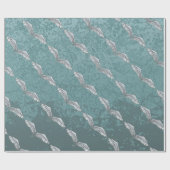 Papier Cadeau Ailes gris-bleu (Plat)