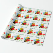 Papier Cadeau Aimer Bee (Déroulé)