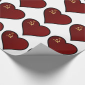 Papier Cadeau Aimer la Russie (Coin)