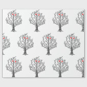 Papier Cadeau Aimer l'arbre (Plat)