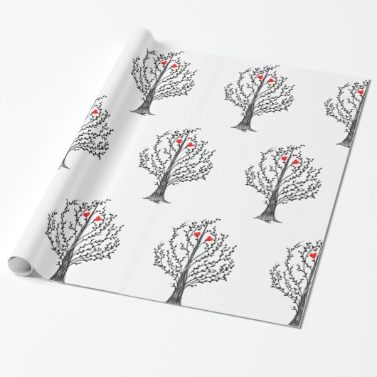 Papier Cadeau Aimer l'arbre (Déroulé)