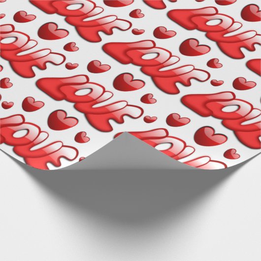 PAPIER CADEAU AIMER LES COEURS (Coin)