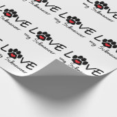 Papier Cadeau Aimez mon Schnauzer (Coin)