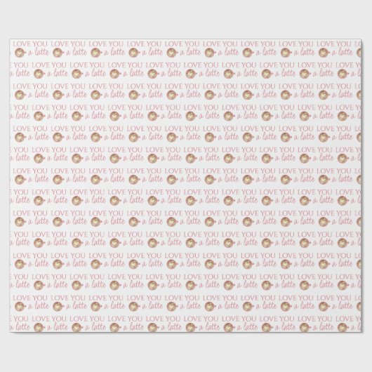 Papier Cadeau Aimez-Vous Un Papier À Envelopper En Latte (Plat)