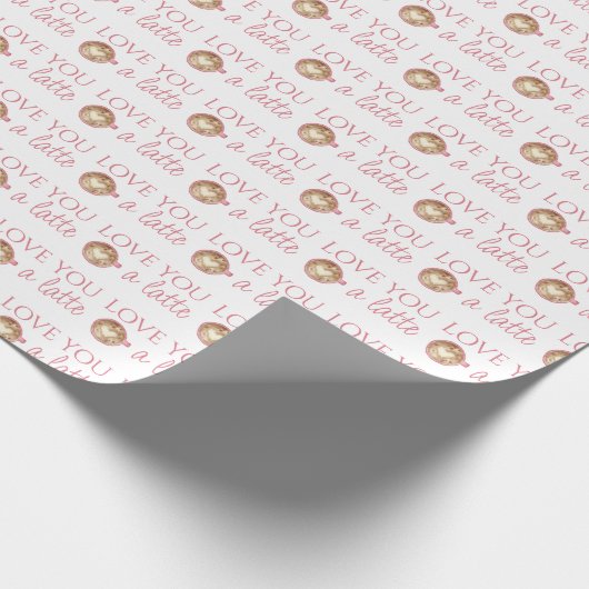 Papier Cadeau Aimez-Vous Un Papier À Envelopper En Latte (Coin)