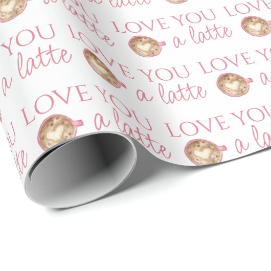 Papier Cadeau Aimez-Vous Un Papier À Envelopper En Latte (Coin rond)