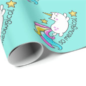 Papier Cadeau Ainsi étincelles mignonnes de parties (Coin rond)