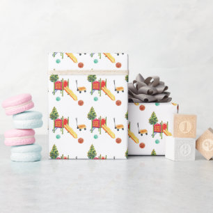 Papier Cadeau Aire de jeux colorée