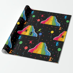 Papier Cadeau Aire de jeux pour enfants Parc à glissade intérieu