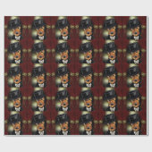 PAPIER CADEAU AIREDALE TERRIER (Plat)