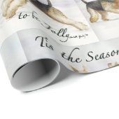 Papier Cadeau Airedale Terrier (Coin rond)