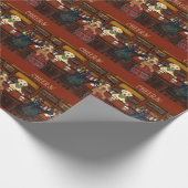 PAPIER CADEAU AIREDALE TERRIER & AMIS (Coin)