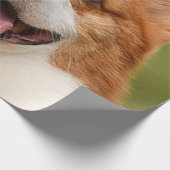 Papier Cadeau Ajouter photo de chien personnalisé Customisé (Coin)