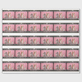 Papier Cadeau Ajouter Photo Fun Film Strip Wrapper Papier (Plat)