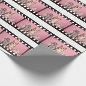 Papier Cadeau Ajouter Photo Fun Film Strip Wrapper Papier (Coin)
