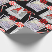 Papier Cadeau Ajouter Un Cadeau Photo Carré De Père Noël (Coin)