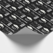 Papier Cadeau Ajouter un diplôme noir de l'école  (Coin)