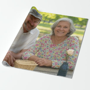 Papier Cadeau Ajouter une Personnaliser photo retraitée