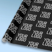 Papier Cadeau Ajouter votre logo Répéter Motif Modèle modifiable