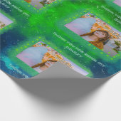 Papier Cadeau Ajouter Votre Photo Papier Galaxy Gratuit (Coin)