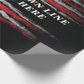 Papier Cadeau Ajouter votre propre texte sur grunge American fla (Coin)