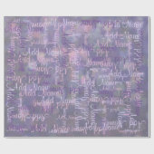 Papier Cadeau Ajoutez un nom (Plat)