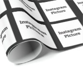 Papier Cadeau Ajoutez vos photos (Coin rond)