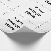 Papier Cadeau Ajoutez votre image ou texte faite sur commande (Coin)