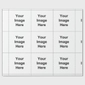 Papier Cadeau Ajoutez votre image ou texte faite sur commande (Plat)