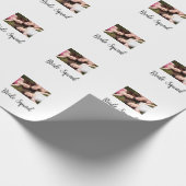 Papier Cadeau Ajoutez votre nom photo bridesmaid squad marié par (Coin)