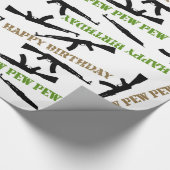 Papier Cadeau AK-47 Papier d'enveloppement d'anniversaire à thèm (Coin)