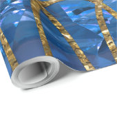 Papier Cadeau Akihiro Bleau Élégant présent (Coin rond)