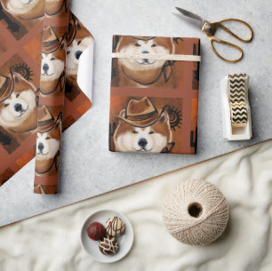 PAPIER CADEAU AKITA