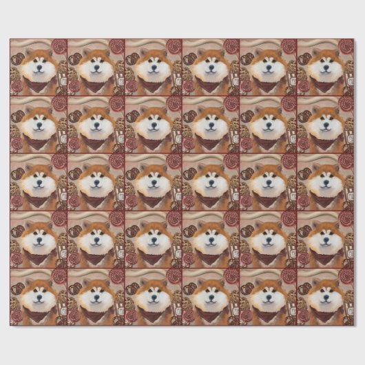 PAPIER CADEAU AKITA (Plat)