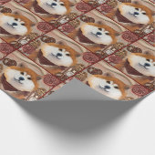 PAPIER CADEAU AKITA (Coin)