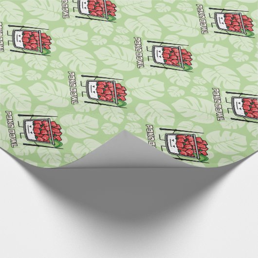 Papier Cadeau Aku de baguettes de salade de poisson cru d'Hawaï (Coin)