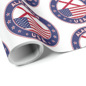 Papier Cadeau Alabama (Coin rond)