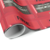 Papier Cadeau Alarme d'incendie (Coin rond)