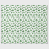 Papier Cadeau Alaska Animal Toile (Emerald Green) (Plat)