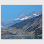 Papier Cadeau Alaska Mountains Ocean Pittoresque Photo (Plat)