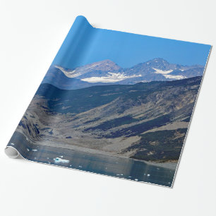 Papier Cadeau Alaska Mountains Ocean Pittoresque Photo