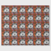 PAPIER CADEAU ALASKAN MALAMUTE (Plat)