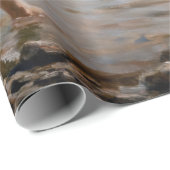 Papier Cadeau Albert Edelfeue - Les garçons jouent sur le rivage (Coin rond)