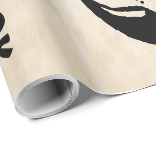 PAPIER CADEAU ALCOOL SOLUTION MAN (Coin rond)