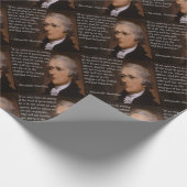 Papier Cadeau Alexander Hamilton "Chef de l'ennemi" Cadeau (Coin)