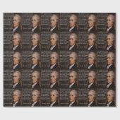 Papier Cadeau Alexander Hamilton "Chef Ennemi" Cadeau (Plat)