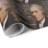 Papier Cadeau Alexander Hamilton "Chef Ennemi" Cadeau (Coin rond)